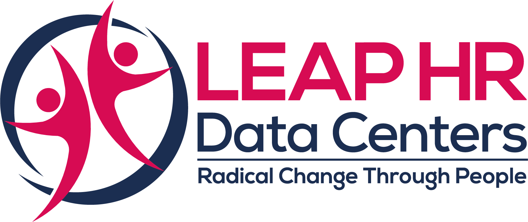 LEAP HR Data Centers Logo Colour Tagline